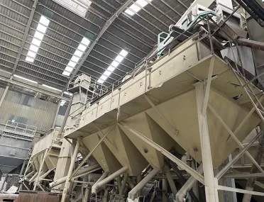 Raw material screening(Including dust removal process）