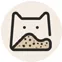 A kitten and cat litter LOGO