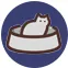 A kitten and cat litter LOGO