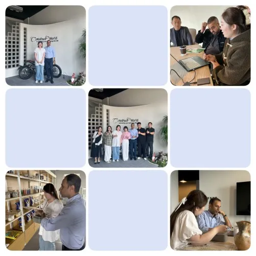 Customers come to inspect manufacturers and discuss business