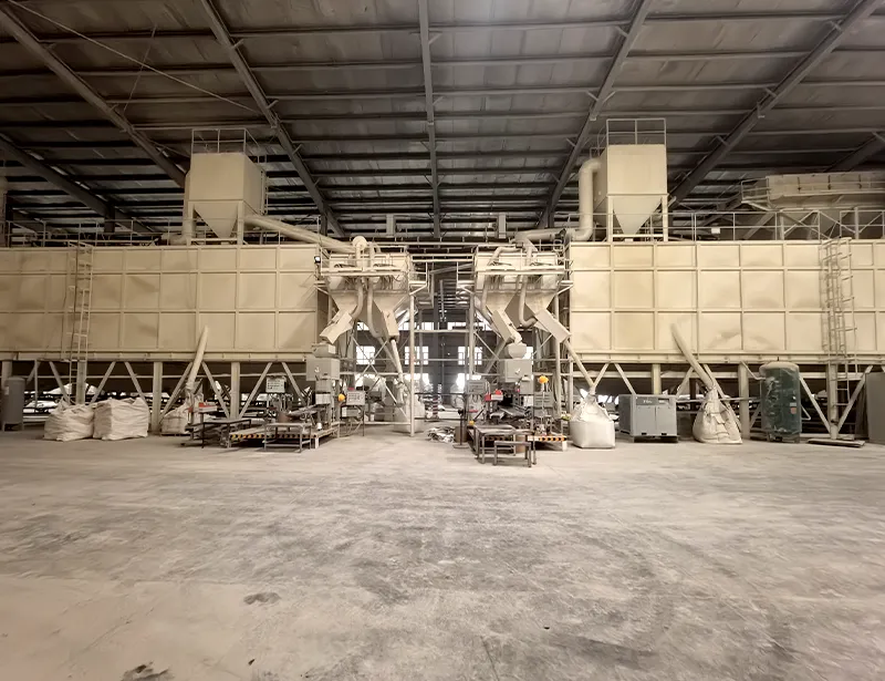 Cat litter factory