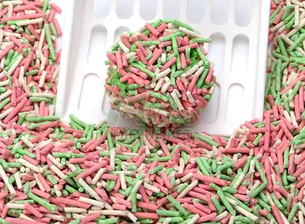 Rainbow Tofu Cat Litter