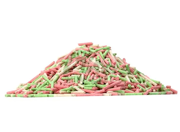 Rainbow Tofu Cat Litter