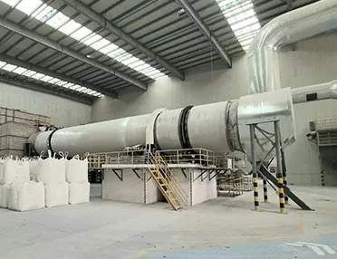 Raw material second drying