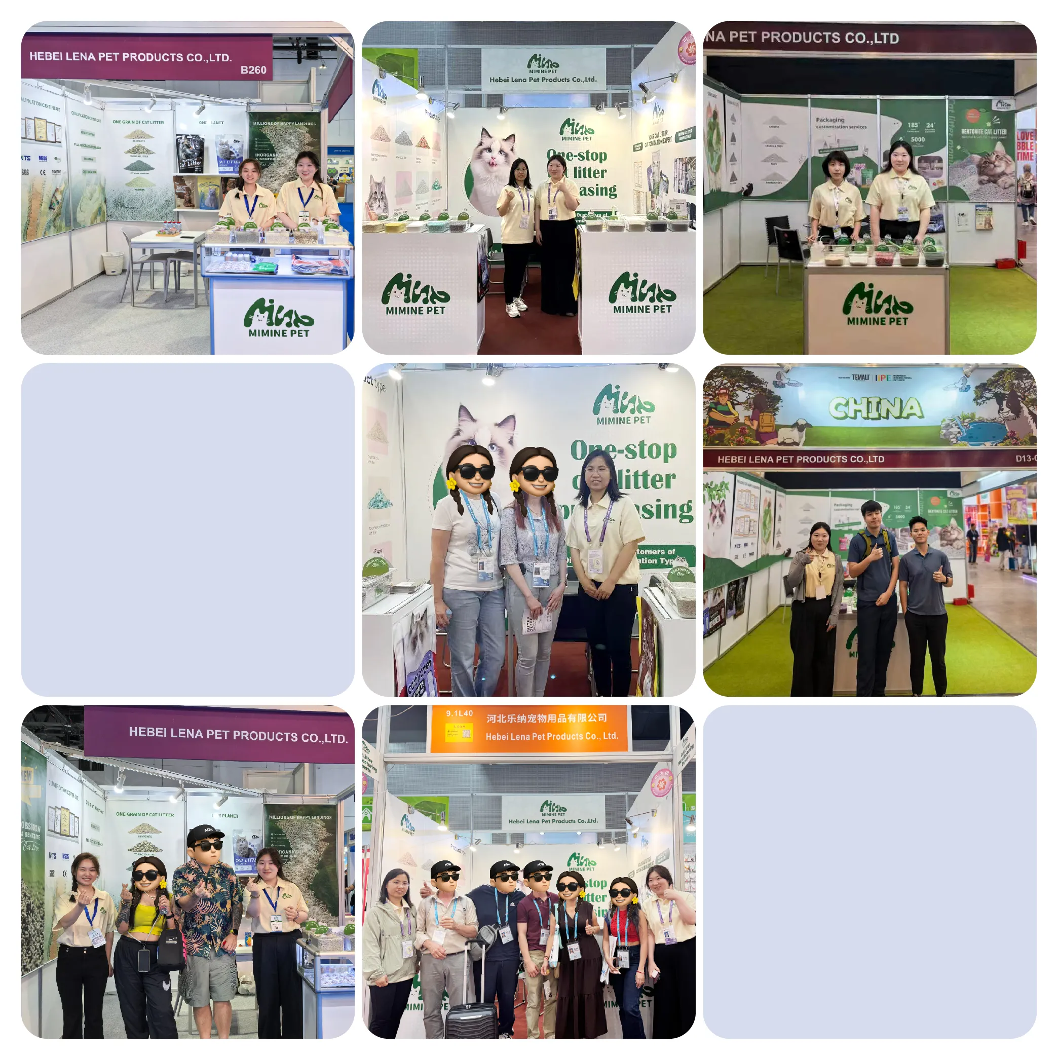 We participate in exhibitions all over the country