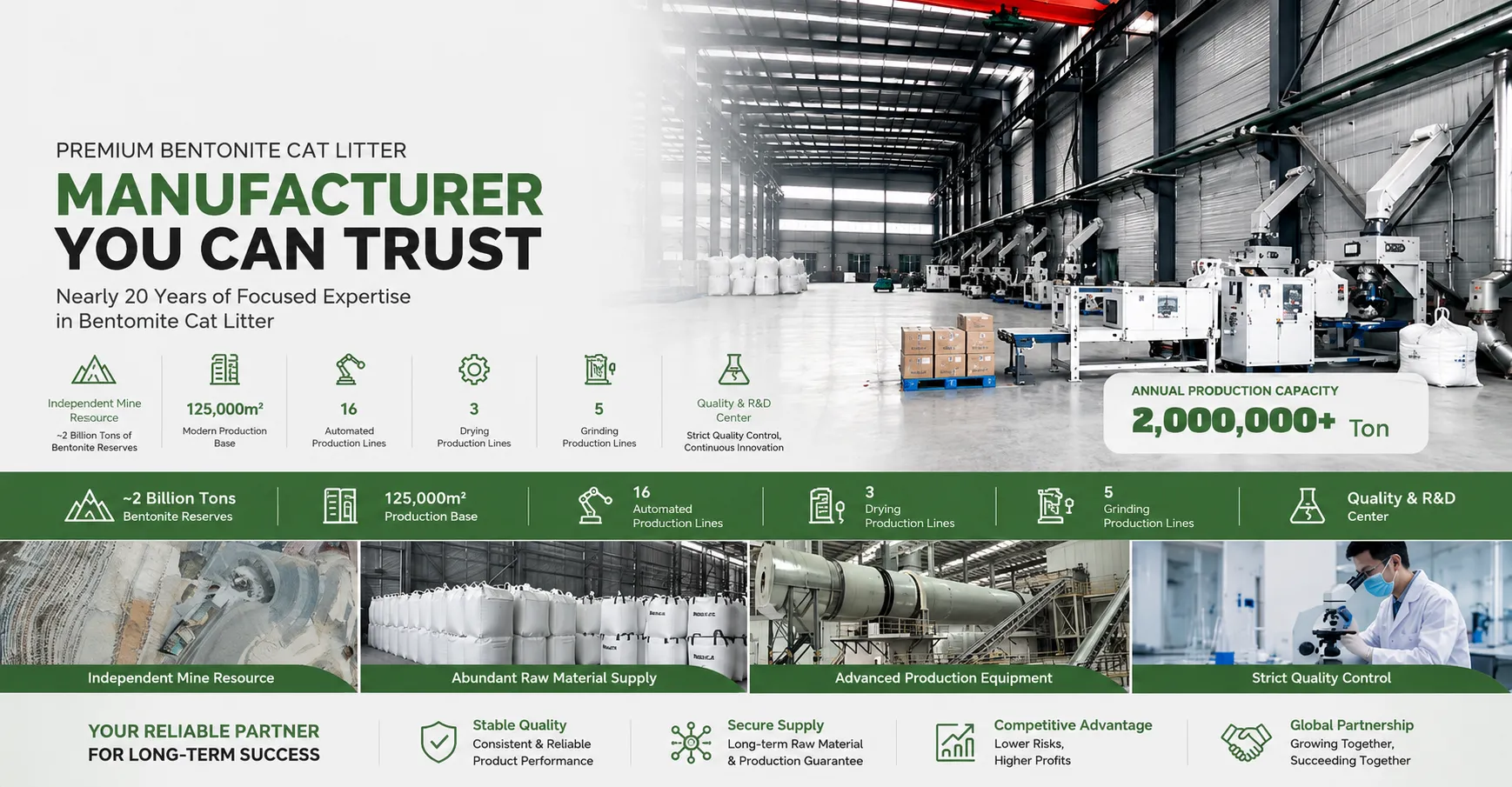 premium Bentonite cat litter Manufacturer you can trust